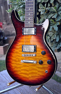 2002 Gene BAKER BJC Model Guitar TriColour SUNBursT QUILT MAPLE w/Orig. HSC RARE