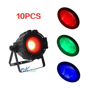 10PCS 100W LED COB 3 IN 1 Par Light for Club Stage Party bar lighting