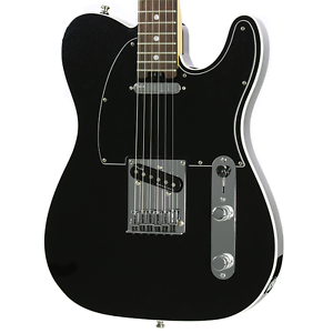 Used 2016 Fender American Elite Telecaster Mystic Black Electric Guitar