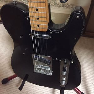 Used! Fender Japan Telecaster Guitar Black Gotoh Peg Made in Japan