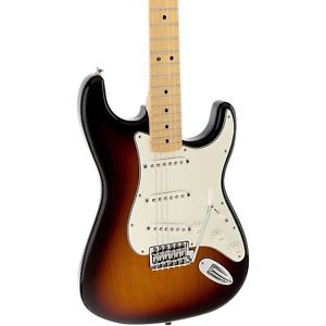 Fender Standard Stratocaster Electric Guitar Brown Sunburst Maple Fretboard