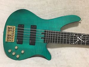 Yamaha RBX-6JM 6 String Bass Dream Theater John Myung Model Turquoise Blue Green