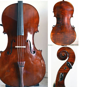 Beautiful old French cello - ca 1890. Charles Buthod lab.