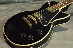 Epiphone Les Paul Custom Ebony Electric Guitar Free shipping