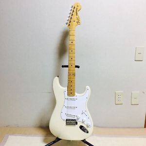 Excellent! Fender Japan Stratocaster Guitar ST68-TX Vintage White 2004-06