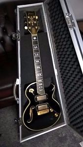 Original Black Framus Jan Akkerman Electric Guitar with flight case. Mid 70's