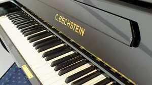 Klavier C.Bechstein Höhe 114cm Piano schwarz glänzend. Alternative zu Steinway