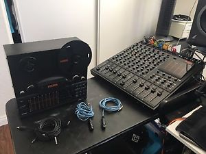 Fostex M80 & Model 450 complete working set w/ snake, speaker cables, footswitch