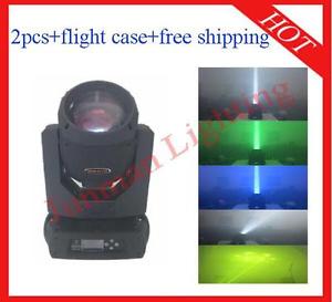 2pcs 350W 17R Sharpy Beam Moving Head DJ Stage Light Flight Case Free Shipping