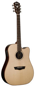 Washburn WD250SWCE Timber Ridge Solid Top Back & Sides Acoustic Electric Guitar