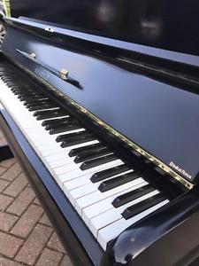 Kemble black gloss upright piano|Belfast Pianos