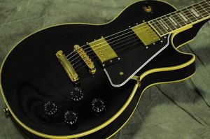 Epiphone LP CUSTOM PRO Ebony Electric Guitar Free shipping
