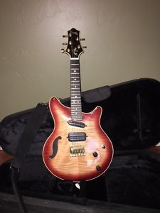 Rono Custom Made Electric Mandolin 5 String - Flaming Maple Sunburst Top