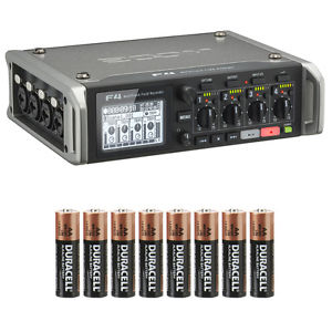 Zoom F4 Multitrack Field Recorder w/8 Free AA Batteries & FREE US 2-DAY SHIPPING