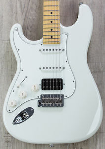 Suhr Classic Pro HSS Left-Handed Electric Guitar, Olympic White, Maple Board
