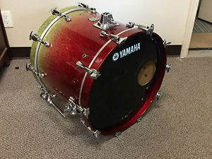 Yamaha Birch Custom Absolute Nouveau 20" x 16" Bass Drum Apple Sparkle Fade