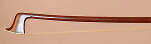 A fine French certified violin bow by Ouchard 