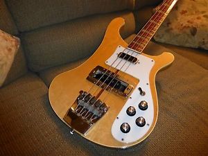 Rickenbacker 4001 USA Vintage Bass Mapleglo Beauty August 1978 W/Case & Cover