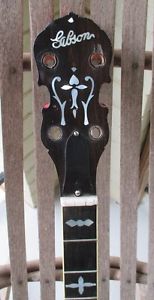 Gibson copy 5 string banjo neck conversion OPF part