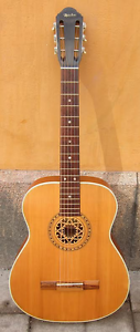 1963 Bjärton Isabella Classical Shaped Steel String Guitar Vintage Rare Sweden