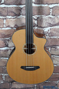 B-Stock Breedlove Solo Fretless Acoustic Electric Bass Guitar w/Gig Bag