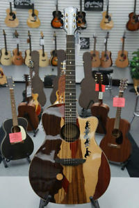 Luna Vista Series Acoustic Guitar - Vista Mustang