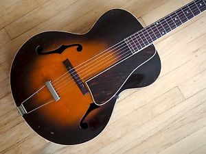 1930s Kalamazoo KG-31 Archtop Vintage Acoustic Guitar Gibson Long Scale w/ Case