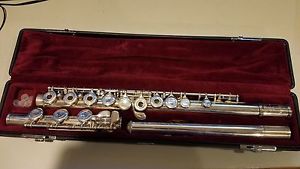 Yamaha Flute 461 Silver 925 Open Hole B Foot - Plays very well