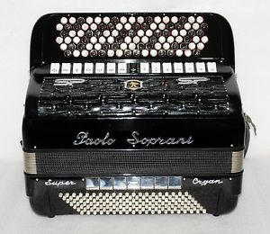Paolo Soprani SUPER ORGAN 6 Row Button B-System -Accordion-Akkordeon-Fisarmonica