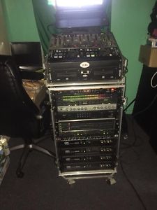 DJ Party Speakers And Mixer