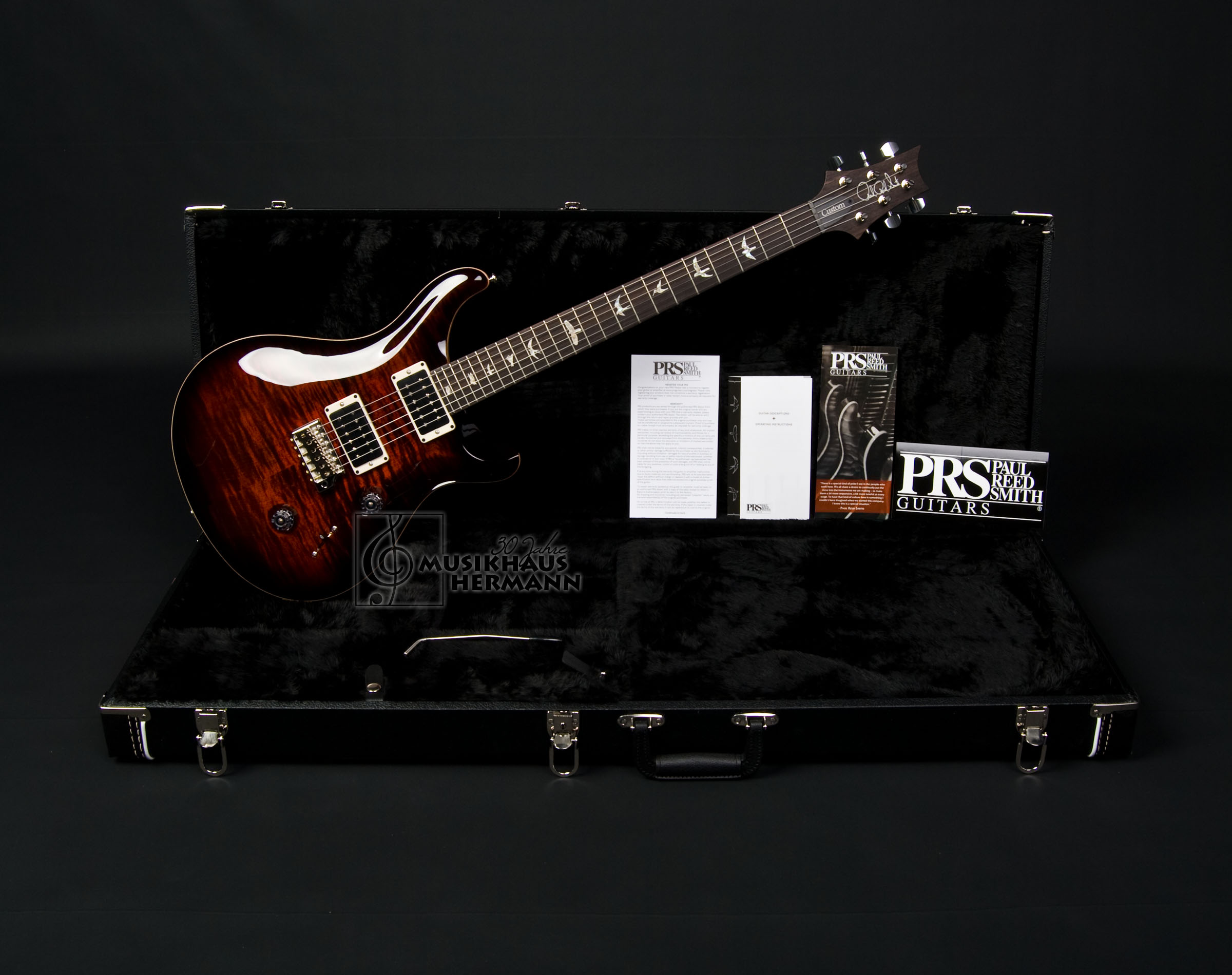 PRS Custom 24 Paul Reed Smith - Fire Red Burst