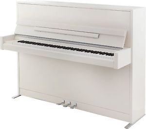 Schimmel Klavier 115I International modern weiß Chrom- made in Braunschweig