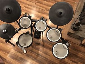 Roland V-Drums/with rack, without brain module or base drum pedal.