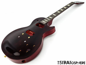 2017 Gibson USA Les Paul Studio T BODY & NECK Project American Wine Red + Gold