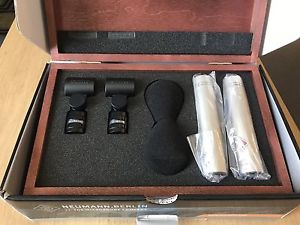 Neumann KM 184 pair stereo set Nickel New In Box