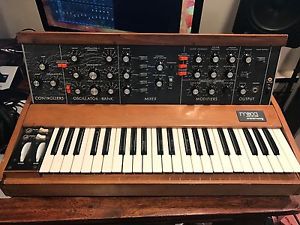 1973 Vintage Moog Minimoog D Keyboard Synthesizer with Midi Mod