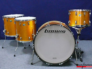 Ludwig USA Classic Maple "Zep Set" in "Gold Sparkle"  -  26,14,16,18"