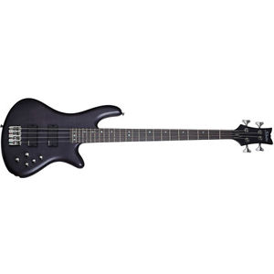 Schecter Stiletto Studio-4 STBLS See Thru Black Satin Bass + FREE BAG Studio 4