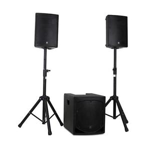 ACTIVE DJ PORTABLE 2.1 PA SYSTEM SUBWOOFER SPEAKER 1000W *FREE P&P SPECIAL OFFER