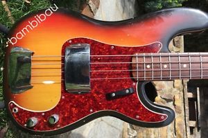 1969 Fender Precision Bass - Rare Fauxburst Sunburst - Extra Light - OHSC