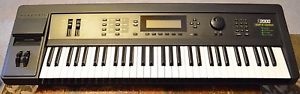 Kurzweil K2000 SMP-K Option 61 Digital Key Sampler Synth MIDI w/ Hardshell Case