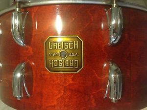 Gretsch USA Burnt Orange Lacquer '90's Jasper Shell 6.5" X 14" Snare