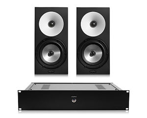 Amphion One18 Passive 2-Way Monitor Speakers (Pair) w/ Amp100 Stereo Amplifier