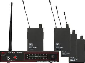 Galaxy AS-900-4-K1 4-Person Wireless In Ear Monitor System (K1 - 630.2MHz Fre...