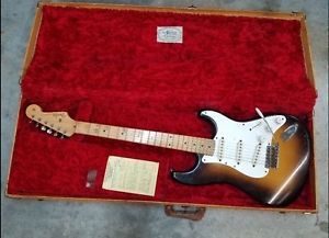 Original 1957 Fender Startocaster Guitar with case