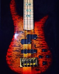 Spector NS-2 Bass Ultra Amber Gloss Plus Birds Eye Maple Fingerboard