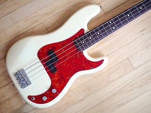 1989 Fender Precision Bass '62 Vintage Reissue PB62 Olympic White MIJ Japan