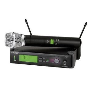 Shure SLX24/SM86 SLX Wireless Handheld System with SM86 Microphone.