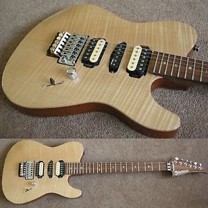 Stormshadow Guitarworks Modern T Flamed Maple in Natural, Floyd Rose, DiMarzio