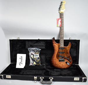 Fender Stratocaster PROTOTYPE Tobacco Flame Electric Guitar USA Inlayed Guard